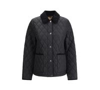 Quilted Jacket with Corduroy Trim - female - Burberry - Winter Jackets - Black - M - Jackets M