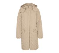 Quilted Jacket with Hood - Silver Mink - female - Cream - Parkas - Beige - M - Coats M