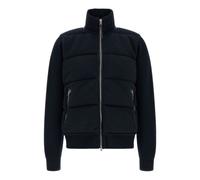 Quilted Knit Panel Jacket - male - Tom Ford - Cardigans - Blue - M - Knitwear M