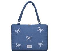 Quilted Laptop Carrying Bag for Women 13-15.6 inch Puffy Laptop Sleeve