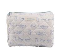 Quilted Makeup Storage Bag Toiletry Bag Cosmetic Makeup Organizer for Personal Care Lipsticks Brush Portable Handbag Storage