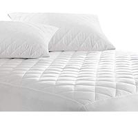 Quilted Mattress Protector - 30CM Deep Fitted Skirt Super Absorbent Topper Cover Non Allergenic - Single Double King Super King 4FT Bunk Bed (Cot Bed: 70 x 140CM)
