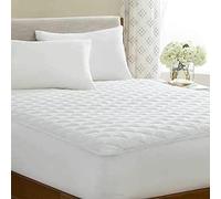 Quilted Mattress Protector Extra Deep Box 12” Inches (30cm) Hollowfibre Polyester Filling Antiallergenic Waterproof Elasticated Skirt Single Bed 90cm x 190cm + 30cm Approximate
