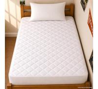 Quilted Mattress Topper, Twinxl size fits 40cm deep, Soft Mattress Pad | Quilted Mattress Cover with All around Elastic, Hotel Quality, Virgin Fiber Filling, Oeko-Tex Certified by Utopia Bedding