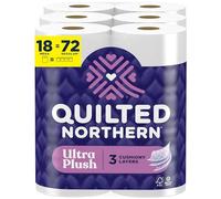 Quilted Northern Ultra Plush Toilet Paper, 18 Mega Rolls = 72 Regular Rolls