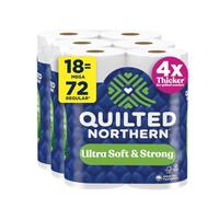 Quilted Northern Ultra Soft & Strong Toilet Paper, 18 Mega Rolls = 72 Regular Rolls, 5X Stronger*, Premium Soft Toilet Tissue