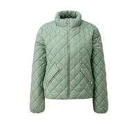 Quilted Outdoor Jacket with Diamond Stitching and High Collar Women s.Oliver Vert 46