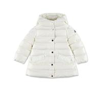 Quilted Padded Jacket with Logo Patch - female - Moncler - Winter Jackets - White - 6 M - Kids 6 M