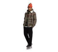 Quilted plaid aviator jacket with ribbed details Revolution Vert XL