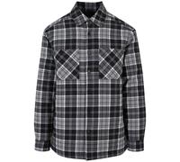 Urban Classics Padded Checked Shirt white L