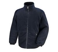 Quilted Polartherm Padded Fleece Jacket Result Core Black XL