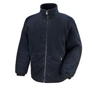 Quilted Polartherm Winter Fleece Jacket Result Core Black L