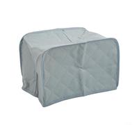 Quilted Polyester Toaster Dust Cover for Small Kitchen Appliances, Fits Most Standard 2 Slice and 4 Slice Bread Makers, For Durable Fabric Protector Keeps Toaster(Gray S)