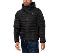 Men's Lacoste Mens Hooded Puffer Jacket BH2909 - Black - Size: 38/Regular