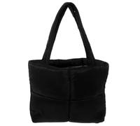 Quilted Puffer Tote Bag Shoulder Handbag Large Capacity for Women Nylon and Cotton with Comfortable Feel and Simple Fashionable Design for Traveling and Working