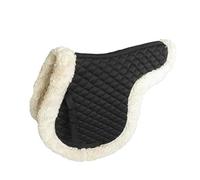 Quilted Saddle Pad, Riding Pads, Equestrian Equipment, Accessories, Blanket For The Horse's Back, Comfort Dressage for Horses & Ponies(Black)
