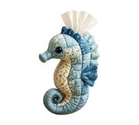 Quilted Sea Animal Tissue Box DIYs Kit, Animal Sewing Holder with Soft Quilted Shape and Easy Tissue Access for Tables Animals Sewing Patchwork Decor Holder Handmaded Tabletop Accent Desk Room
