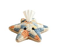 Quilted Sea Animal Tissue Box DIYs Kit, Animal Sewing Holder with Soft Quilted Shape and Easy Tissue Access for Tables Animals Sewing Patchwork Decor Holder Handmaded Tabletop Accent Desk Room