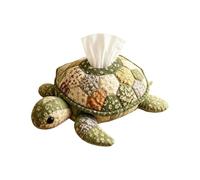 Quilted Sea Animal Tissue Box DIYs Kit, Animal Sewing Holder with Soft Quilted Shape and Easy Tissue Access for Tables Animals Sewing Patchwork Decor Holder Handmaded Tabletop Accent Desk Room
