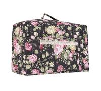 Quilted Sewing Machine Cover, Decorative Design, 43x24x35cm, Quilting Machine Tote, Sewing Organizer Bag, Easy to Carry, Suitable for Home, Studio