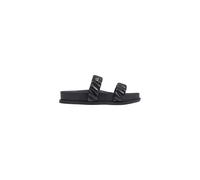 Quilted Slider - female - Armani Exchange - Sliders - Black - 3 UK - Shoes 3 UK