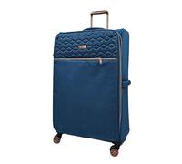 Quilted Teal Large Check in Suitcase 81.5 x 49 x 30 cm Lightweight Soft Shell Luggage