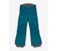 Quilted TOBI SNOW finkid ski trousers for children petrol blue