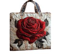 Quilted Tote Bag Canvas Tote Bag Unisex Cute Personalised Reusable Bags