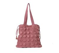 Quilted Tote Bag for Women Puffer Bags Puffy Shoulder Hobo Cloud Handbag Bubble Purse Quilted Carryall Bag Lightweight, Pink, Casual