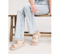 Quilted Touch and Close Sandal Ex Wide Ecru 8
