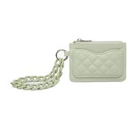 Quilted Vegan Bangle by Rhodes, Pale Lime Green