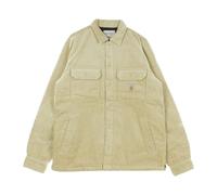 Quilted Velvet Shirt Jacket with Button Closure - male - Carhartt Wip - Light Jackets - Beige - XL - Jackets XL