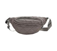 Quilted Waist Bag Stylish Crossbody Bag with Adjustable Strap Large Capacity Shoulder Bags for Outdoor Travel