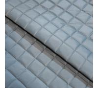 Quilted Waterproof Fabric 4oz Polyester with 100gsm Wadding 150cm Width Box Design - Supplied by the Metre as One Continuous Length (Petrol, Per Metre (as one Continuous Length))