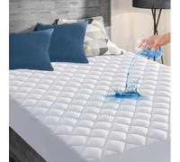 Quilted Waterproof mattress protector Bunk Bed - Super Absorbent Mattress Protector - Hypoallergenic Soft & Breathable Bunk mattress protector -Waterproof sheet Bunk Bed (75X190CM)40cm