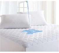Quilted Waterproof Mattress Protector Extra Deep,Polycotton Mattress Protector Anti Allergenic & Noiseless Fitted Sheet Cover 100% Waterproof Mattress Protector. (Small Double)