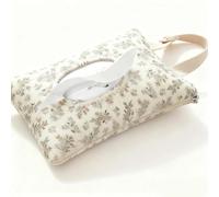 Quilted Wipes Pouch,Portable Refillable Wipe Dispenser,with Lanyard for Travel Storage,Portable Mommy Bag for Stroller,Waterproof & Dustproof Travel Wipes Case,Reusable Diaper Wipe Container (B)