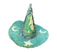 Quilted Witch Hat Halloween Costumes Accessories Handmade Quilt Witch Hat Vintage Country Style Halloween Headpiece