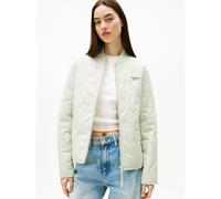 Quilted Zip-Up Jacket Light Green