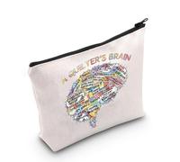 Quilter Gifts for Quilting Lover Sewing Gift A Quilter's Brain Makeup Bag Fabric Lover Quilting Gift (Quilter's Brain Bag EU)