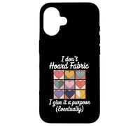 Quilter Sewer Passion for Quilting Sewing and Knitting Case for iPhone 16