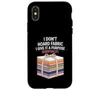 Quilter Sewer Passion for Quilting Sewing and Knitting Case for iPhone X/XS