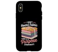 Quilter Sewer Passion for Quilting Sewing and Knitting Case for iPhone X/XS