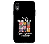 Quilter Sewer Passion for Quilting Sewing and Knitting Case for iPhone XR