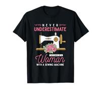 Quilter Sewing Machine Seamstress Women Girls Funny Sewing T-Shirt