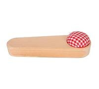 Quilters Clapper Pin Cushion Design, Hardwood Tailor Clapper for Sewing and Ironing, Wooden Clapper Tool with Rounded Corners and Built - in Pin Holder, Beech Wood Seam Smoother fo