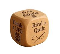 Quilter'S Decision Dice Engraved Sewing Tasks Tool Creative Handmade 6