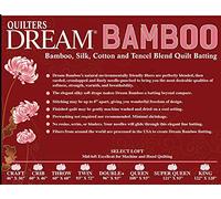 Quilters Dream Bamboo/Silk Blend Midloft Quilt Batting 120" x 122" King