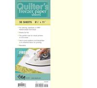 Quilter's Freezer Paper Sheets: 30 Sheets, 8 1/2” x 11”