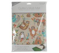 QUILTERS M/MAT SLOTH - Quilters Multi-Mat: A4 (30 x 24cm): Sloth - Trimits Groves & Thames Multi One Size